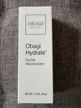 Obagi Hydrate Facial Moisturizer — White with Navy Text